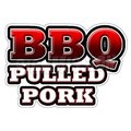 Signmission Safety Sign, 1.5 in Height, Vinyl, 48 in Length, Bbq Pulled Pork Text D-DC-48-Bbq Pulled Pork Text